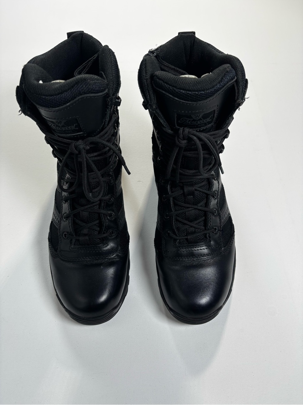 Thorogood Men’s Black Tactical Work Boots Lace Up